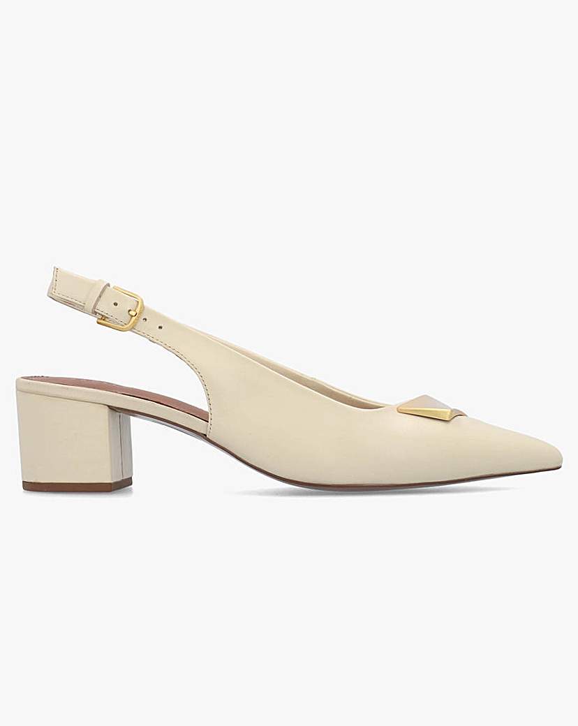 Radley Bliss Crescent Sling Backs White - Radley - Size: 39