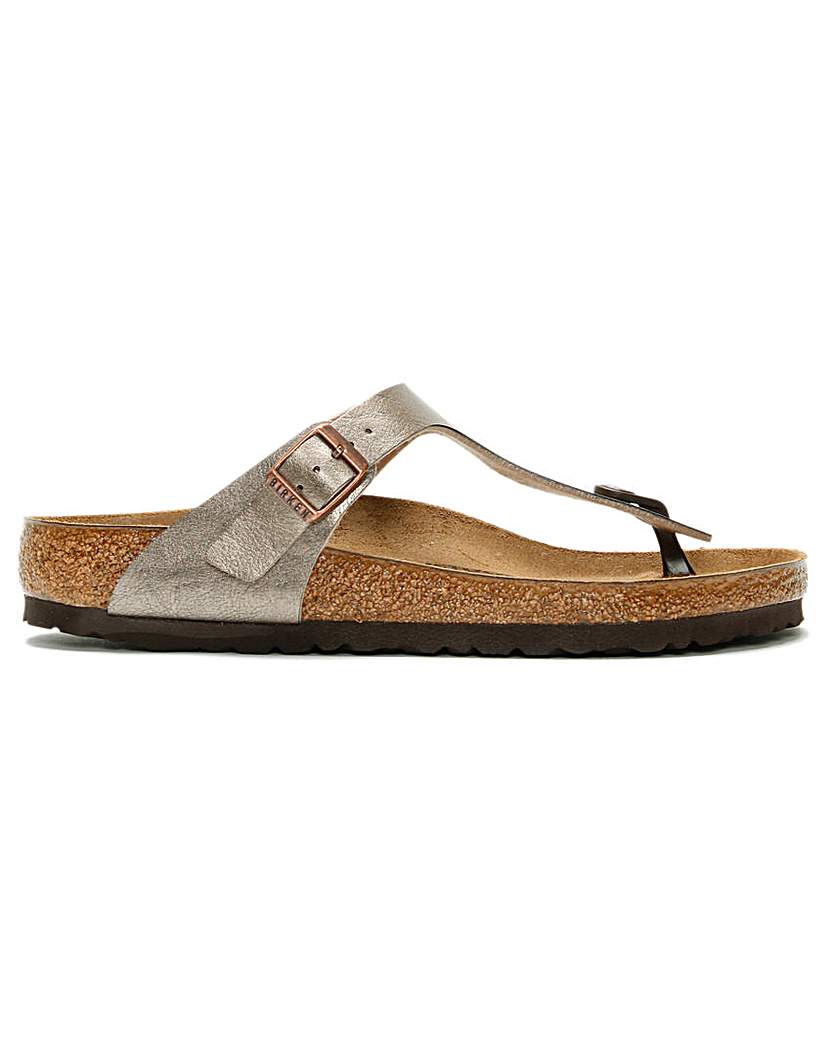 Birkenstock Gizeh Toe Post Sandals Taupe - Birkenstock - Size: 42