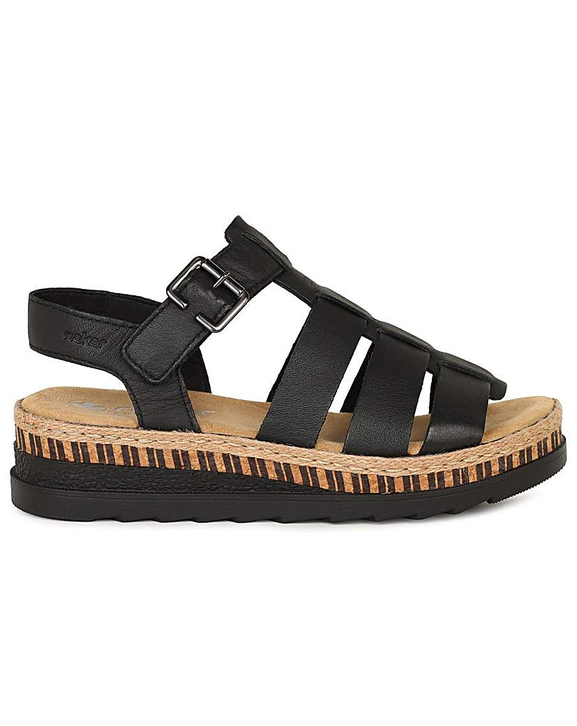 Rieker Costa Rica Womens Wedge Sandals