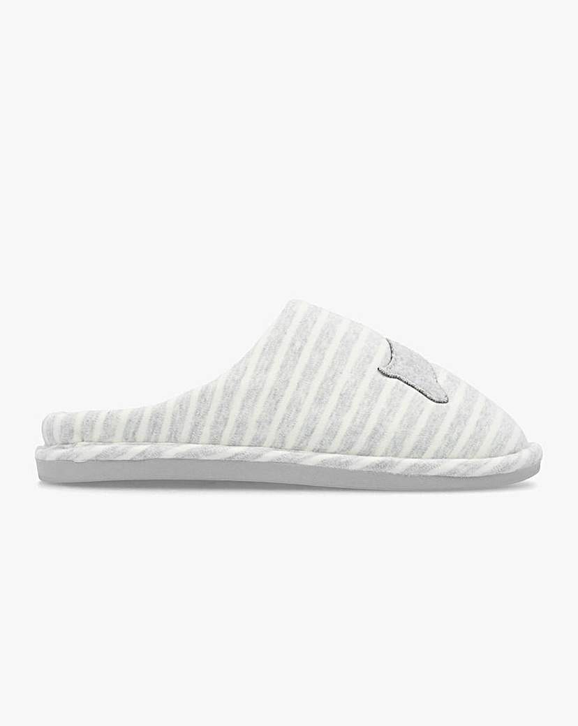 Radley Hadley Stripe Mule Slippers Grey - Radley - Size: 41