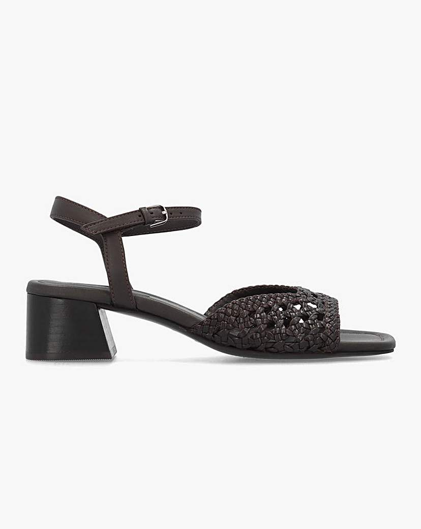 Radley The Camden Leather Woven Sandals Chocolate - Radley - Size: 38