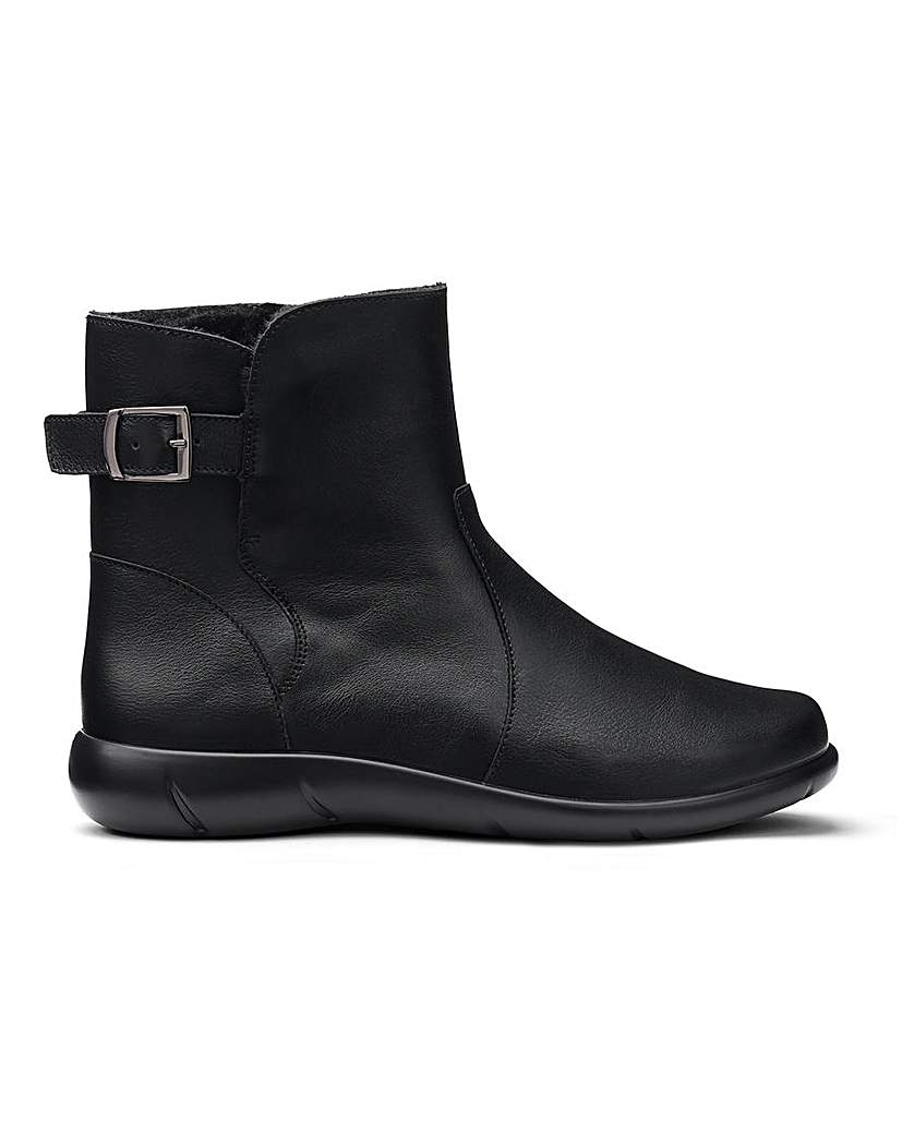 Hogtter Rustle Wide Fit Ankle Boot