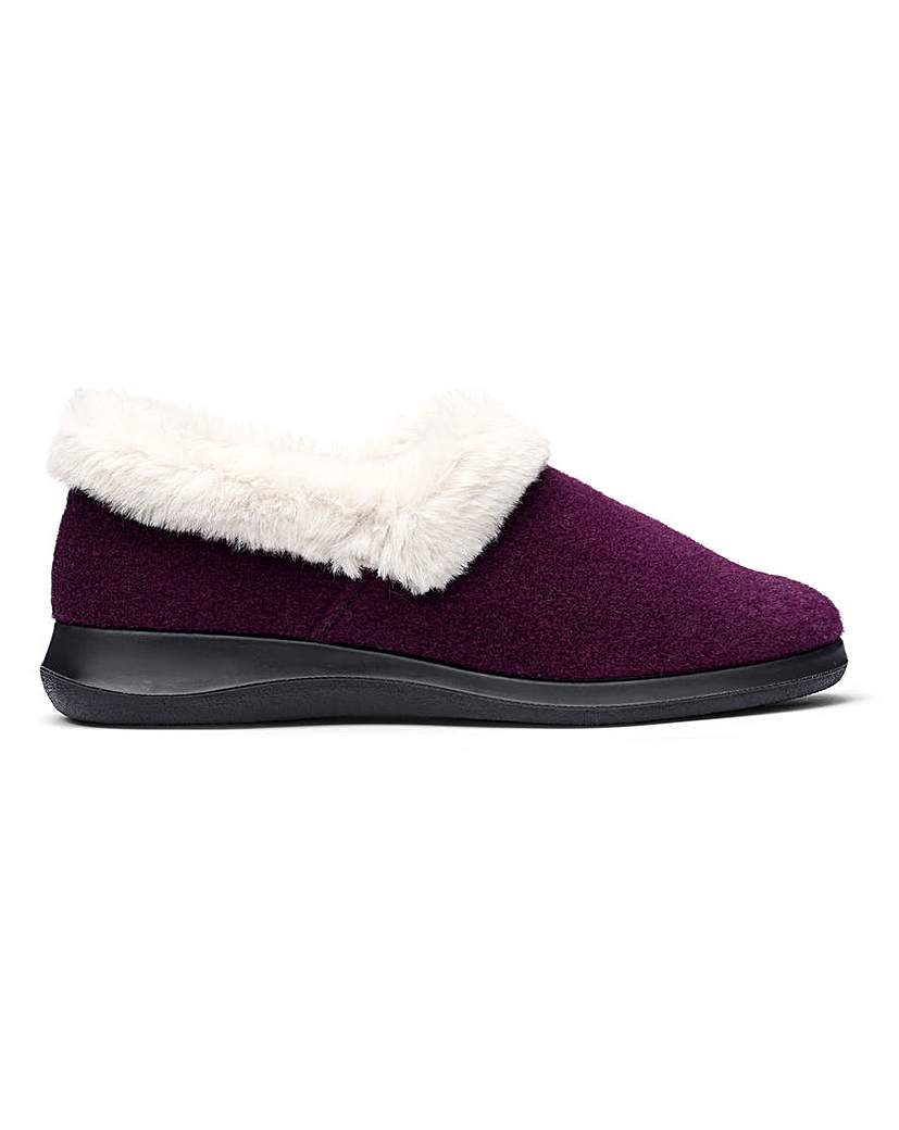 Hotter Snug II D Fit Slipper
