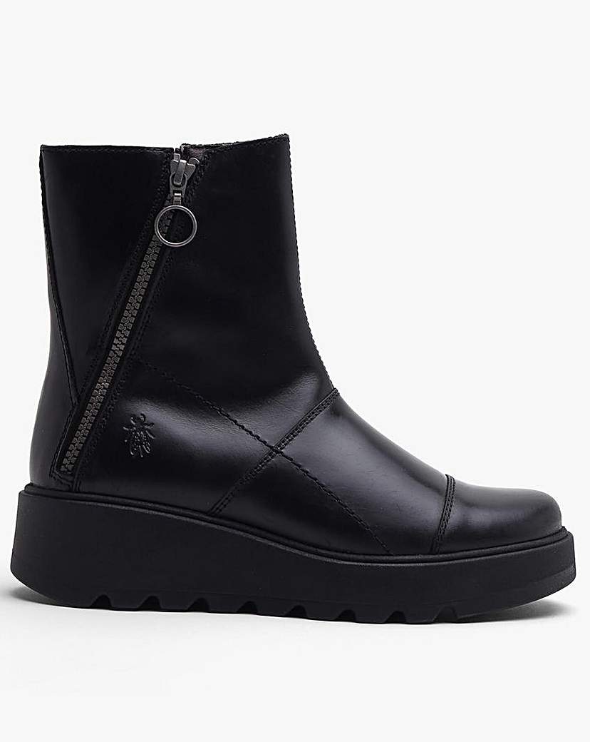 Fly London Tarp Leather Ankle Boots
