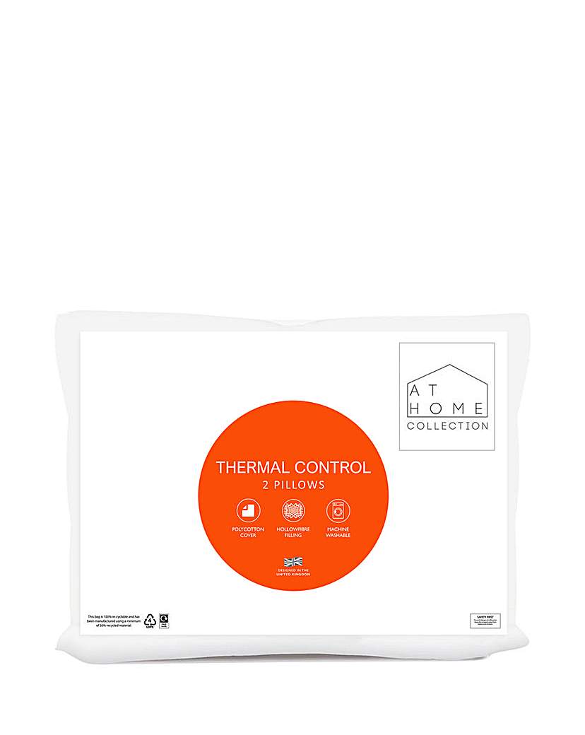 Thermal Control Pack of 2 Pillows