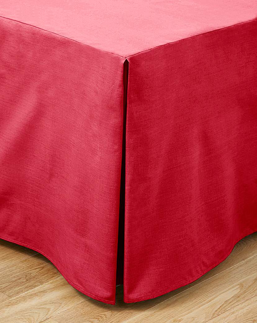 200 TC Plain Dyed Platform Valance