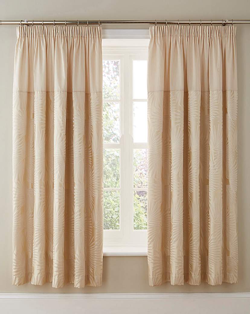 Lyra Jacquard Lined Curtains
