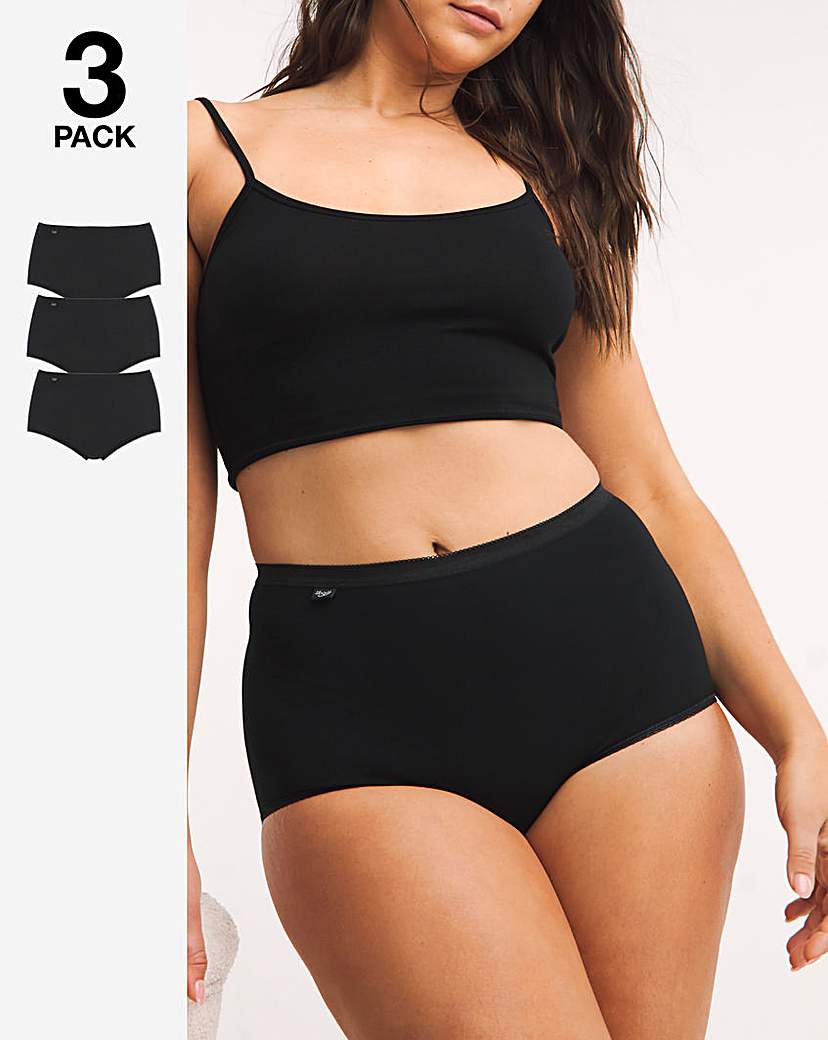 Sloggi 3Pk Basic Maxi Knicker