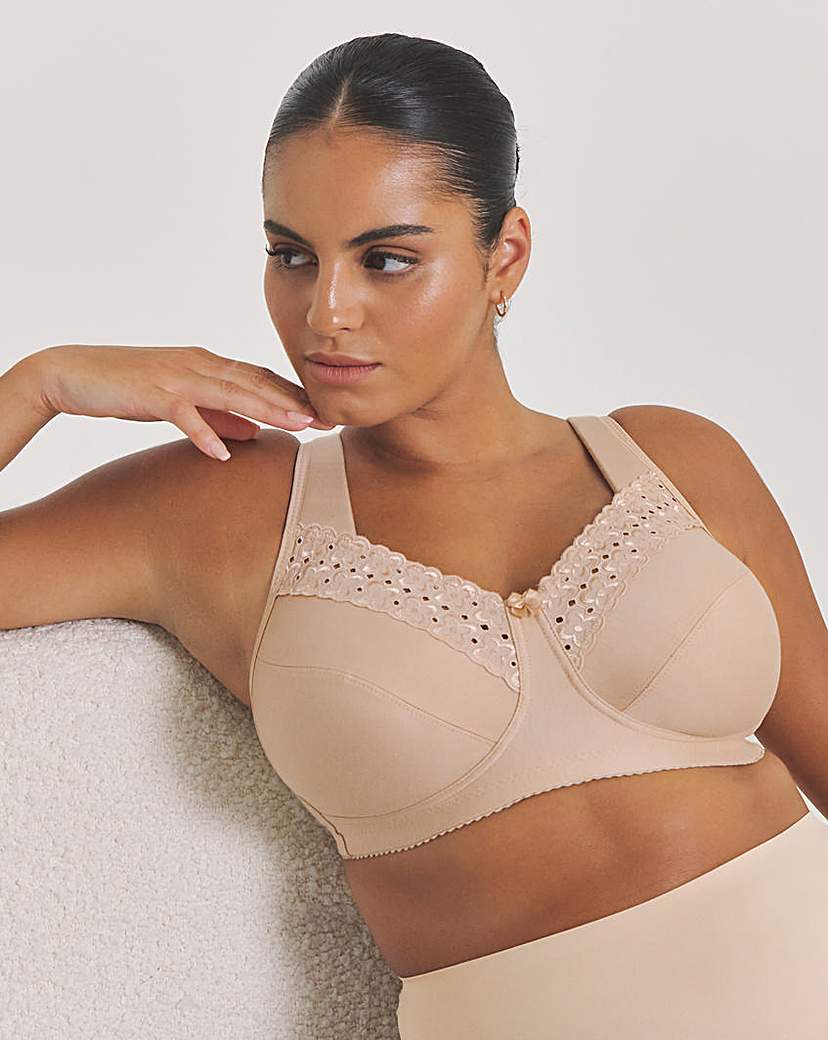 Miss Mary Of Sweden Women's Skin Tone Miss Mary Broderie Anglaise Bra Skintone 40B