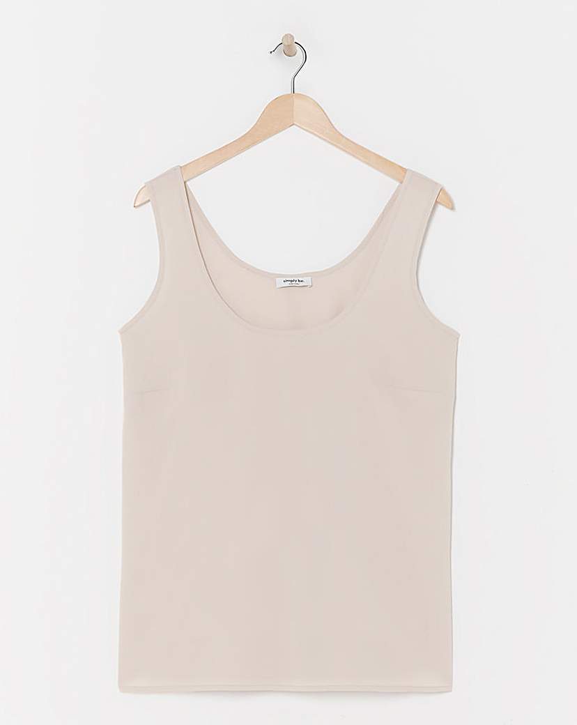 Grey Lightweight Scoop Neck Vest