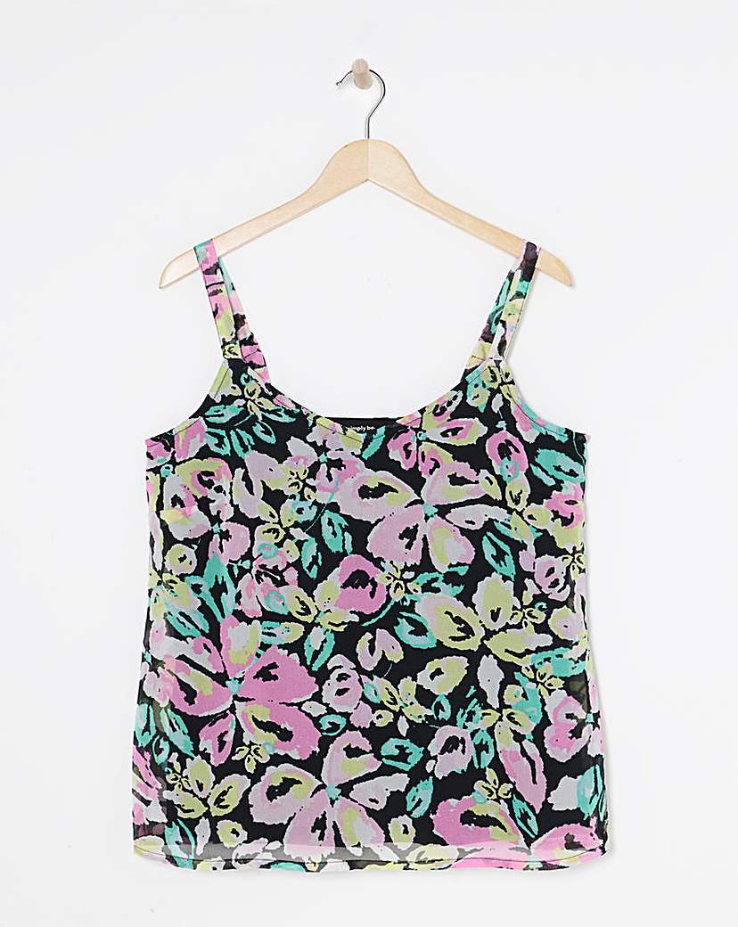 Chiffon Georgette Strappy Cami Top