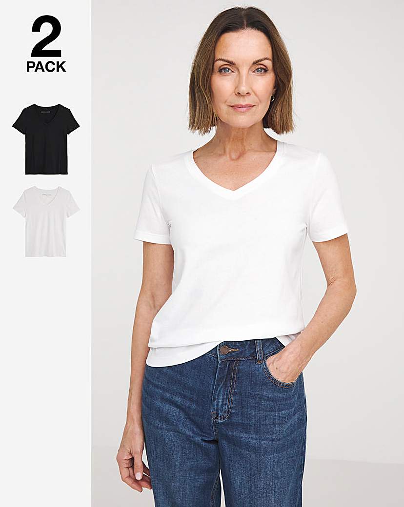 2 Pack V Neck T-Shirt