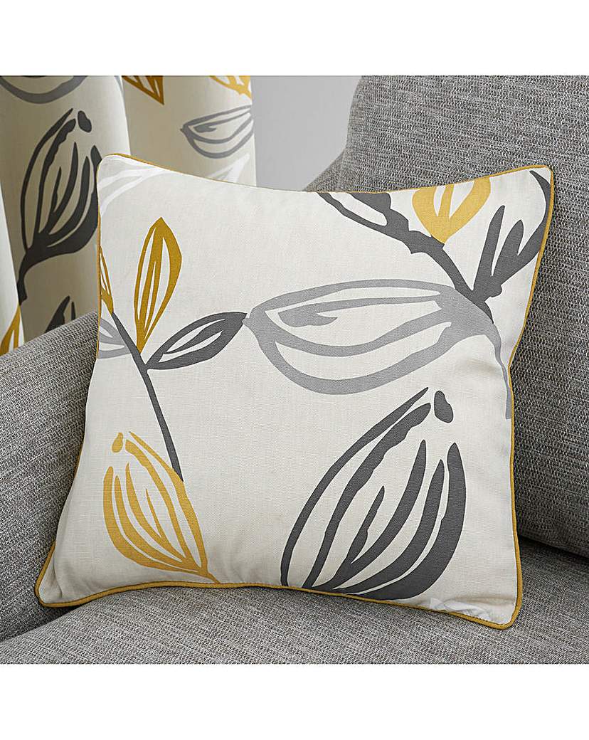 Fusion Ensley Printed Eyelet Cushion