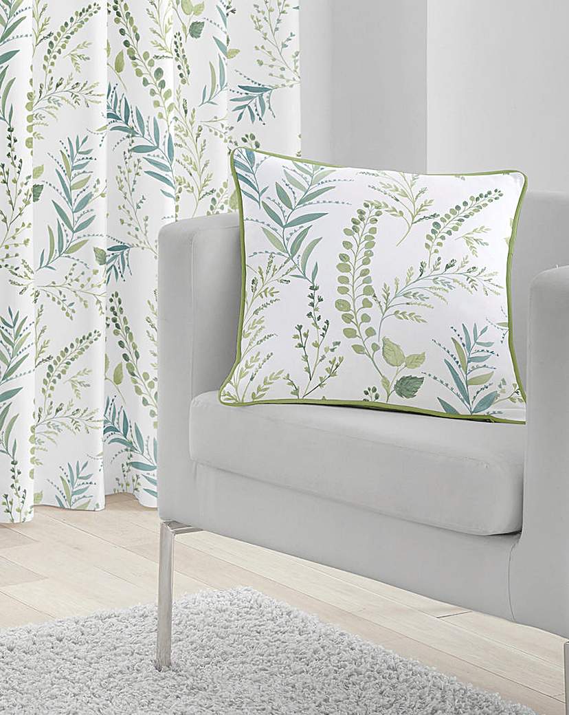 Fusion Fernworthy Printed Eyelet Cushion