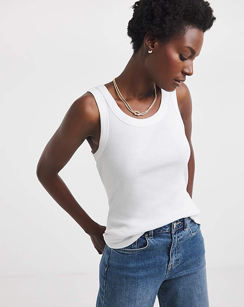 White Racer Vest