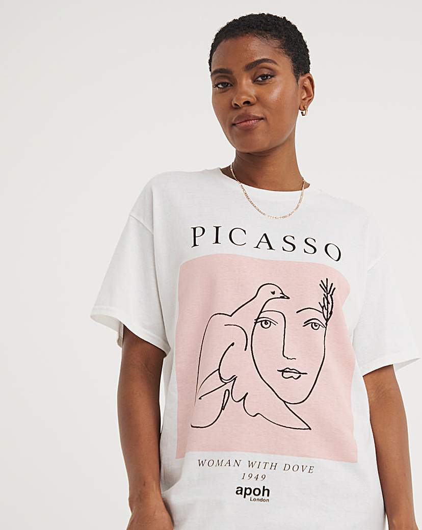 Apoh Picasso Women With Dove T-Shirt