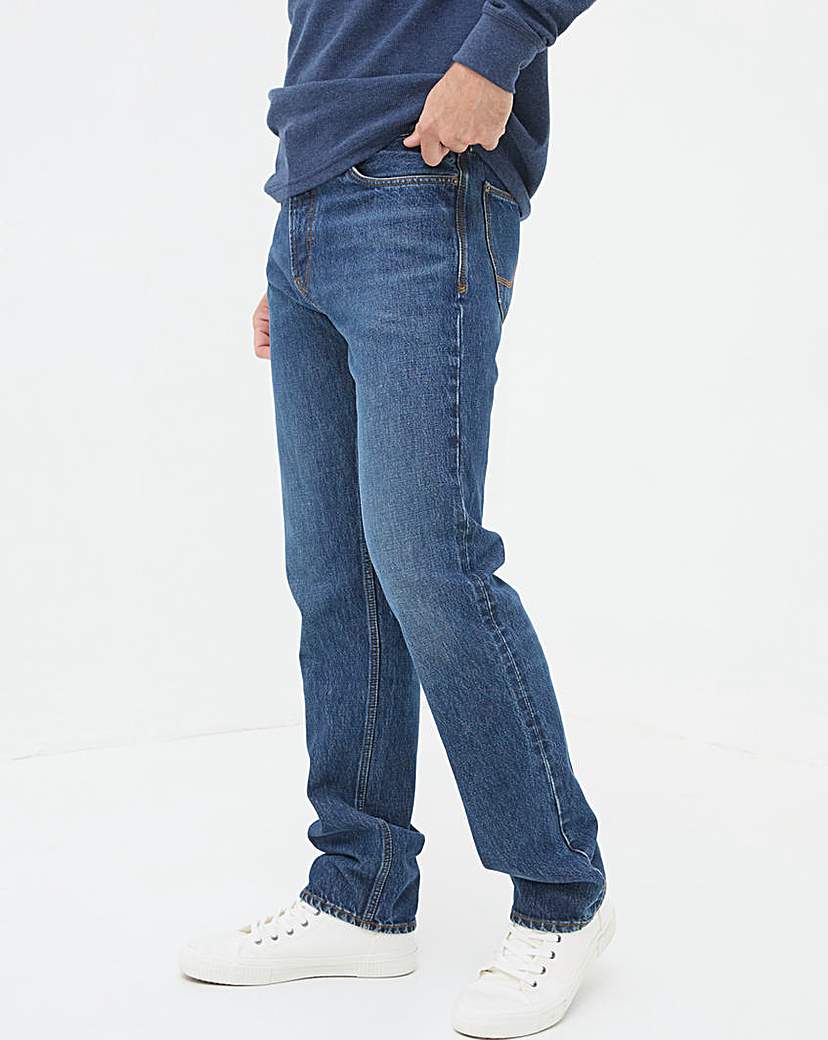 New In - FatFace Indigo Denim Jean - Blue