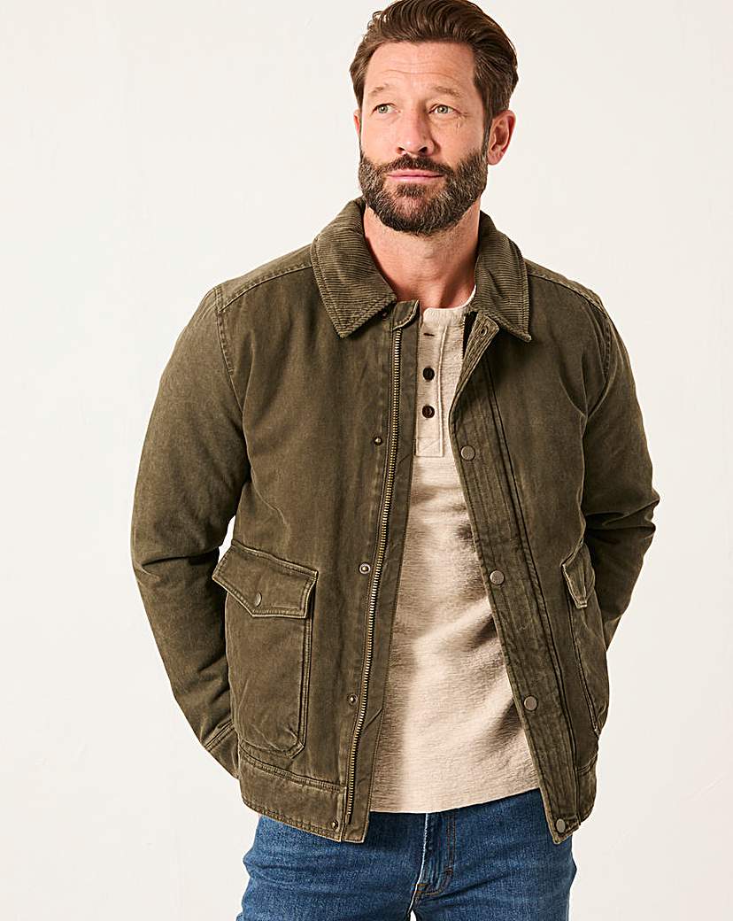 New In - FatFace Warton Jacket - Khaki