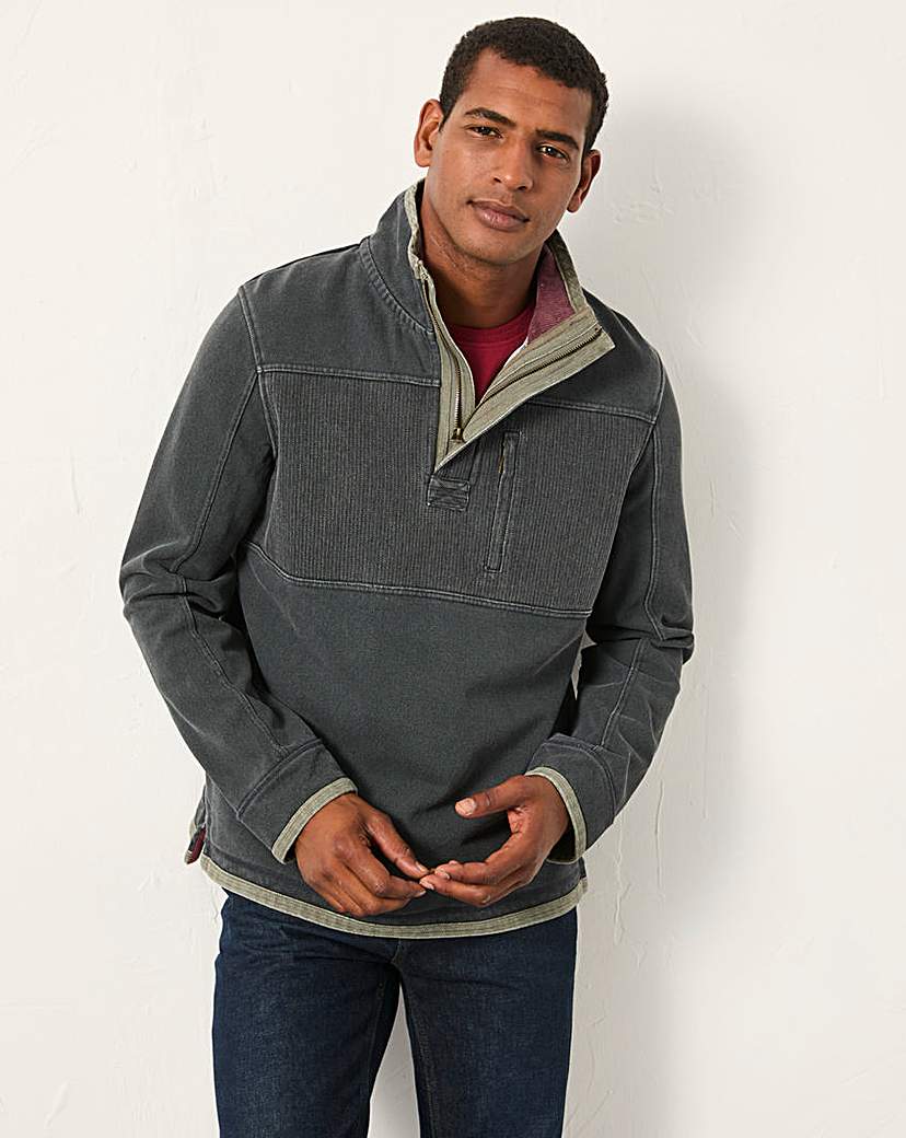 New In - FatFace Airlie Panel Sweatshirt