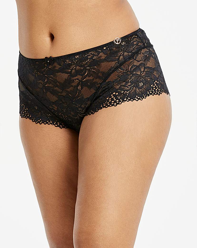 Image of Joanna Hope 2Tone Black Lace Deep Brief