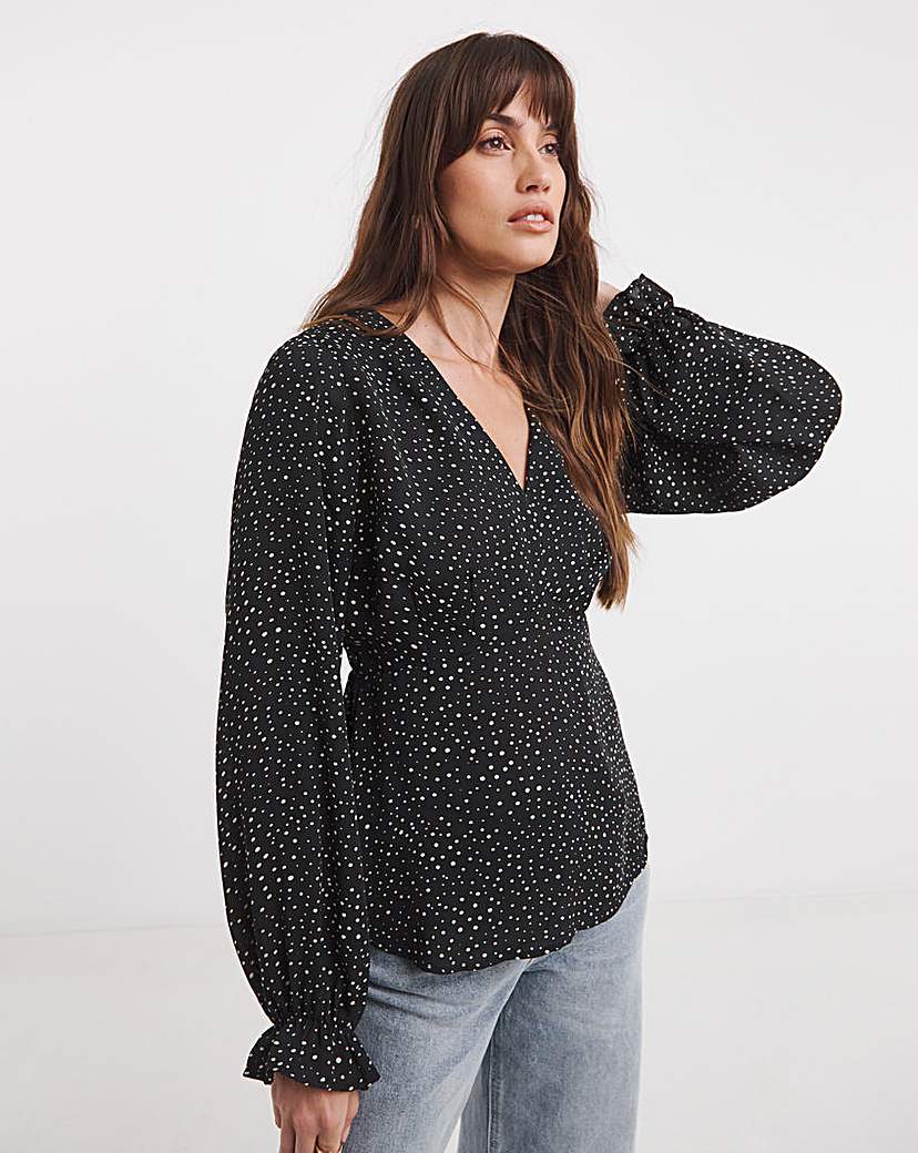 V Neck Tea Top