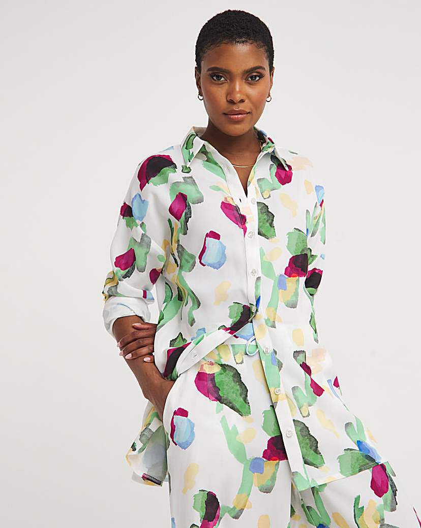 Printed Long Sleeve Shirt