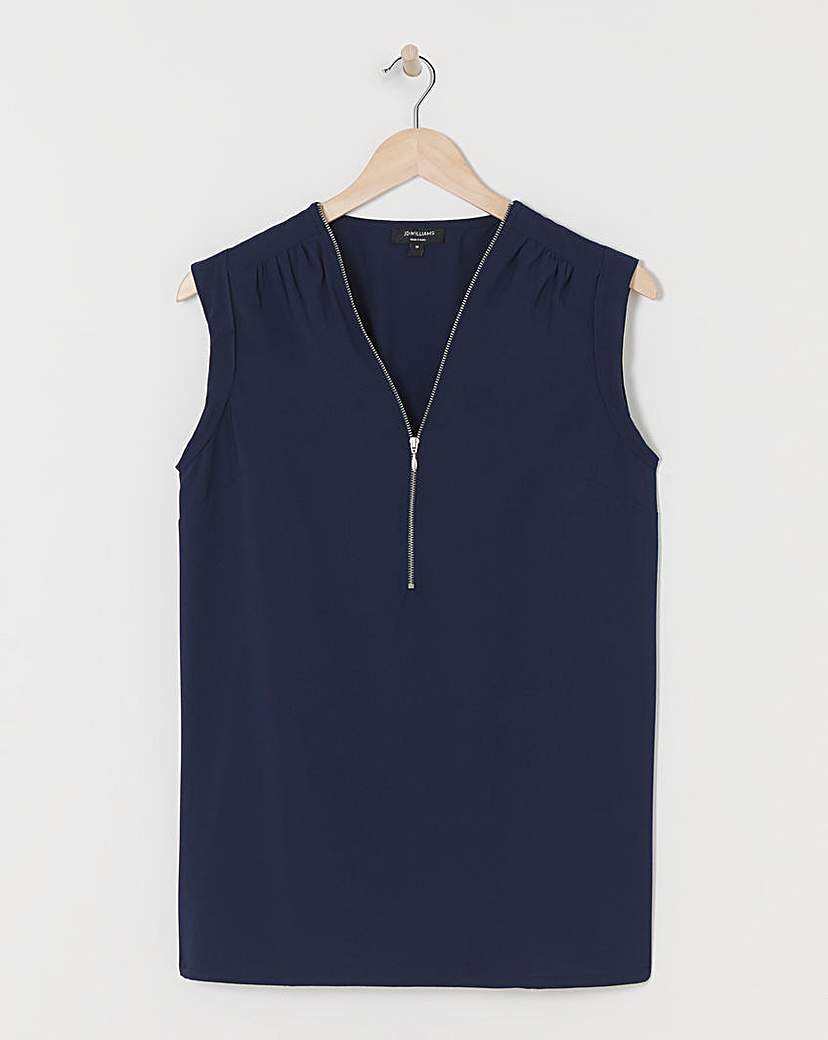 Zip Front Top