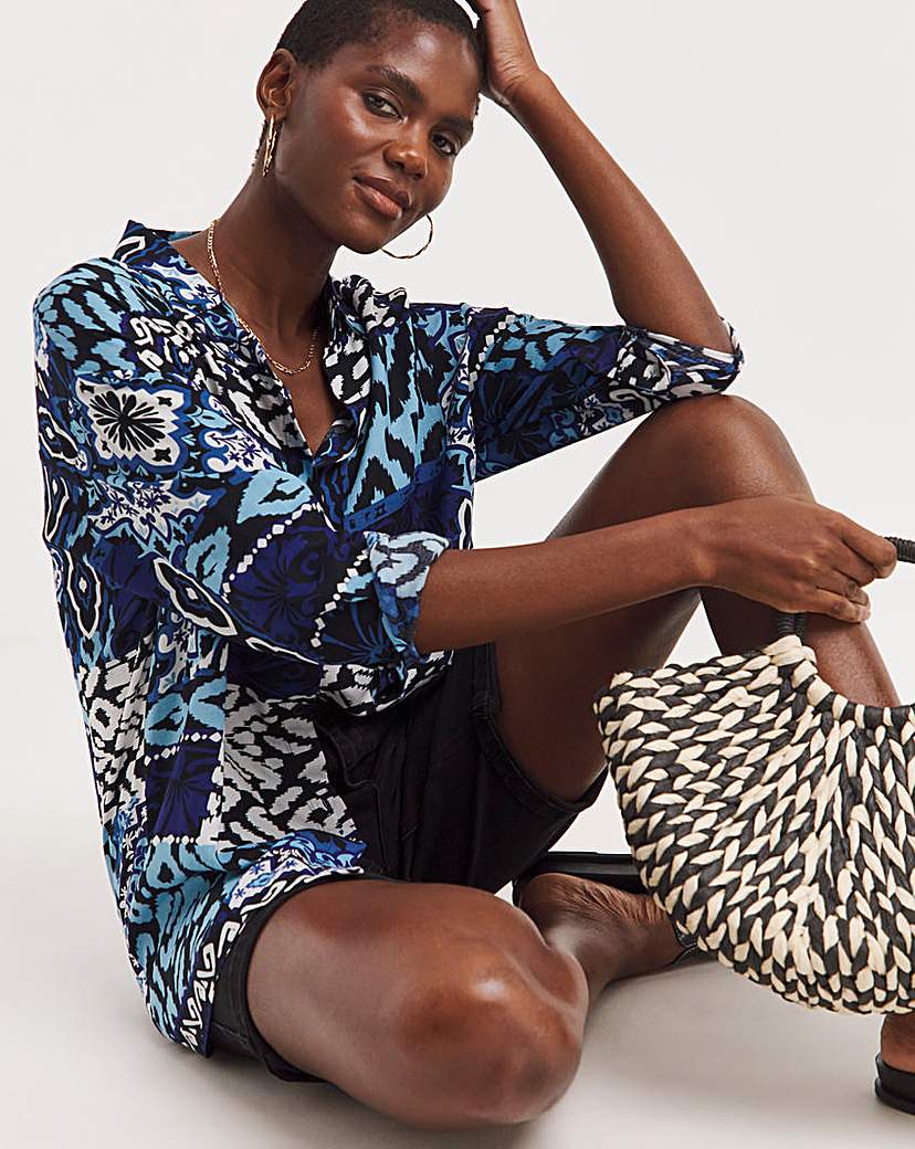 Scarf Print Shirt