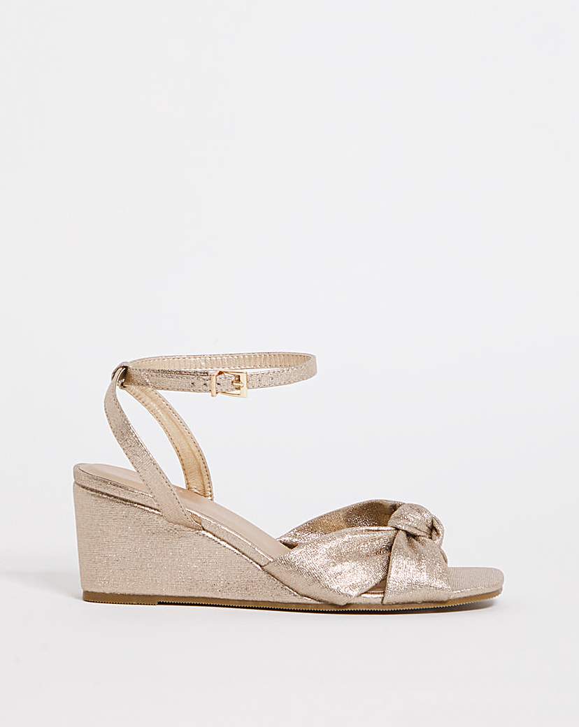 Joanna Hope Knotted Vamp Sandal E Fit