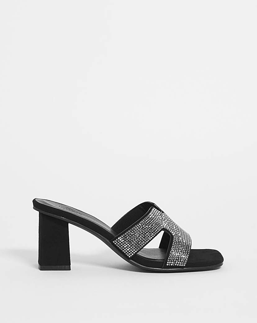 Joanna Hope Diamante Heel Sandal E Fit