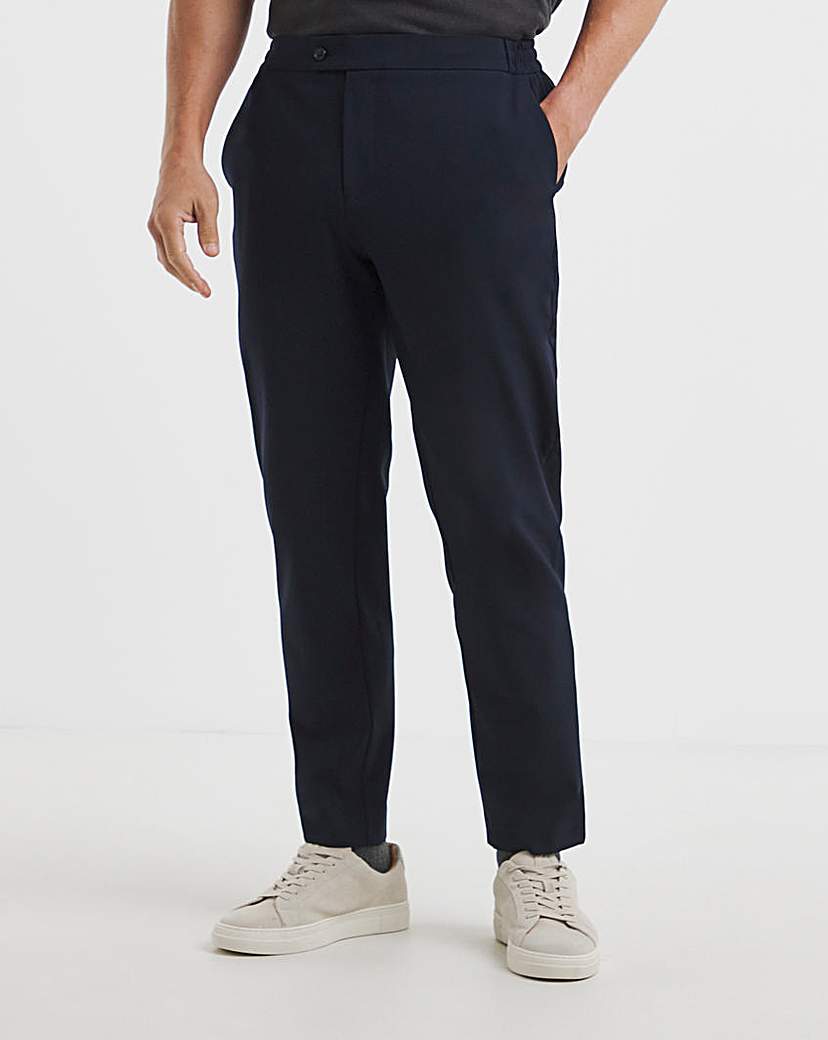 New In - Tailored Elasticated Tapered Trouser