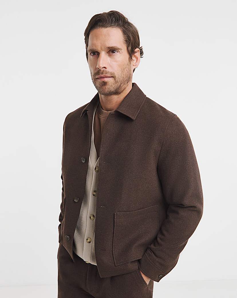 New In - Tweed Button Through Jacket