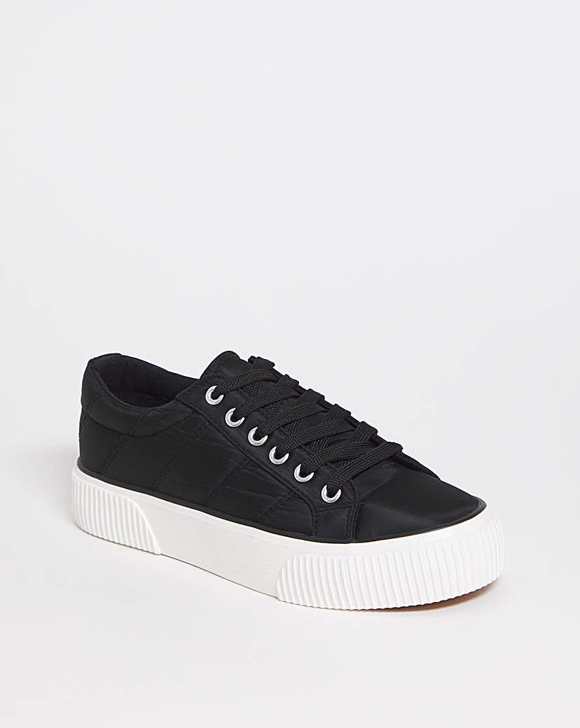 Quilted Trainers Wide Fit