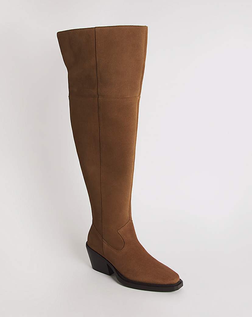 Western Over The Knee Boots Wide SC