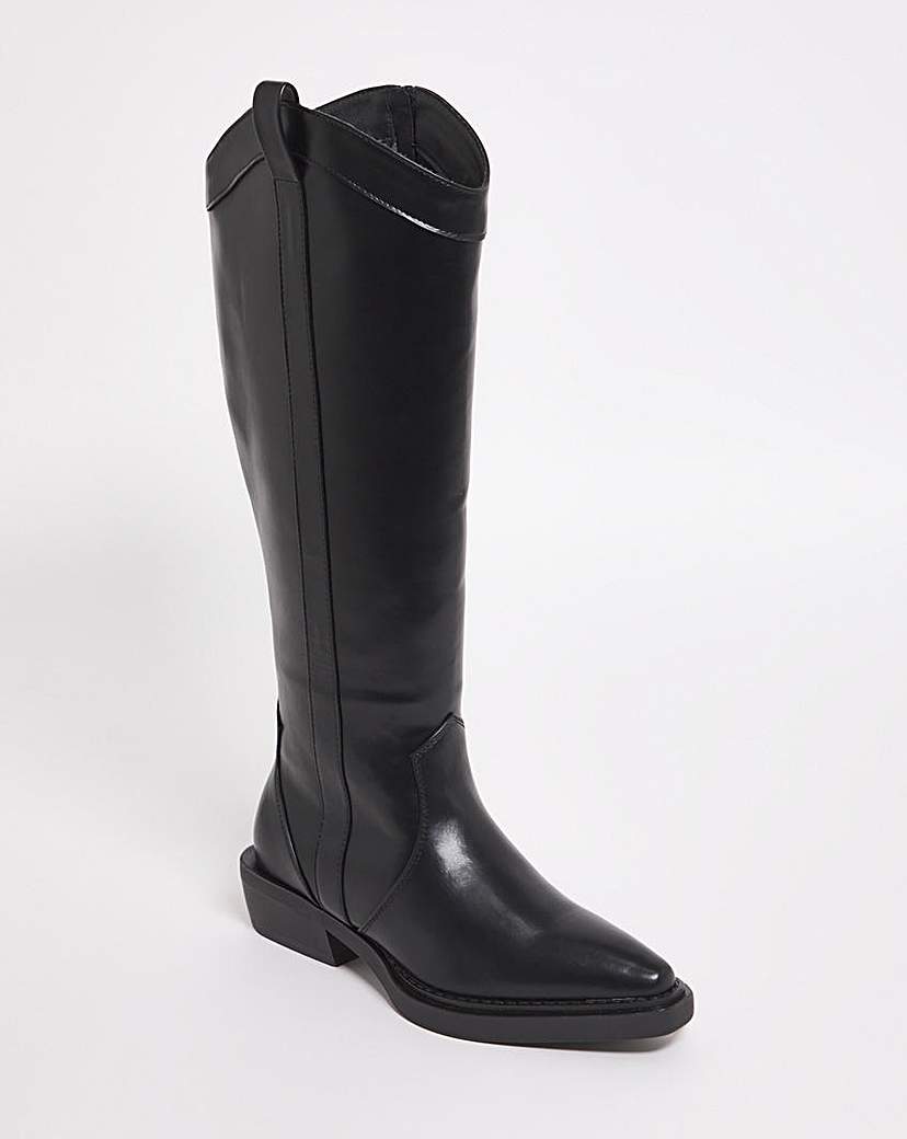 Western Knee High Boots Ex Wide SC