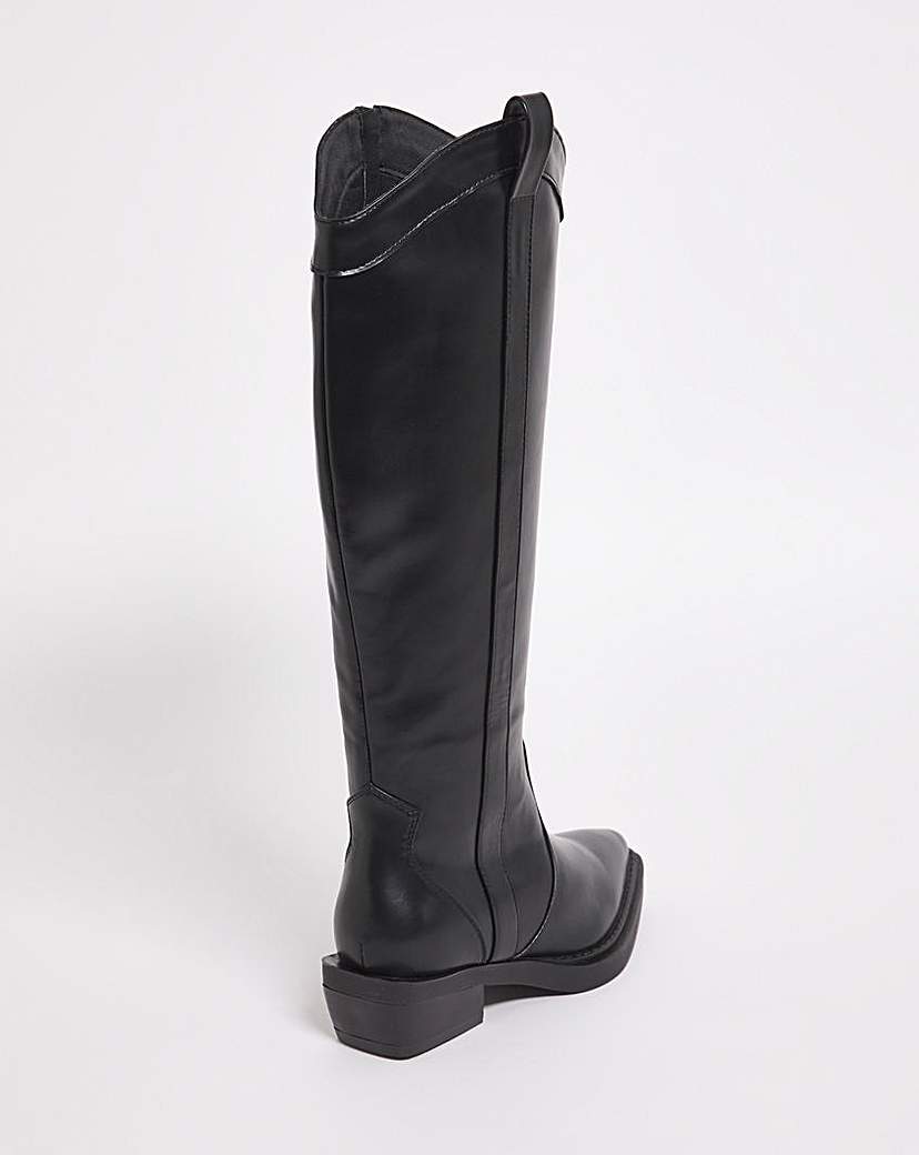 Western Knee High Boots Ex Wide SC