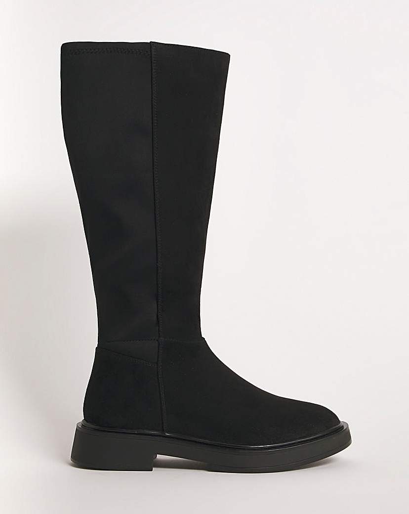classic stretch knee boots wide s