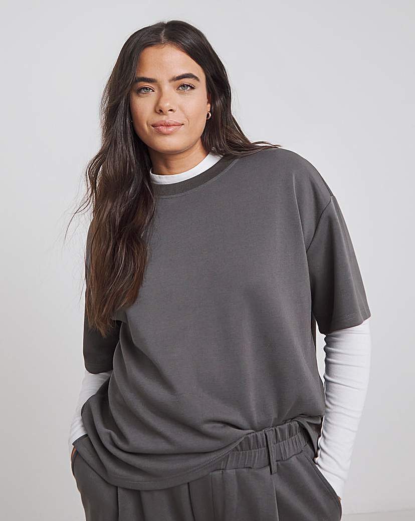 Luxe Modal Short Sleeve Sweatshirt