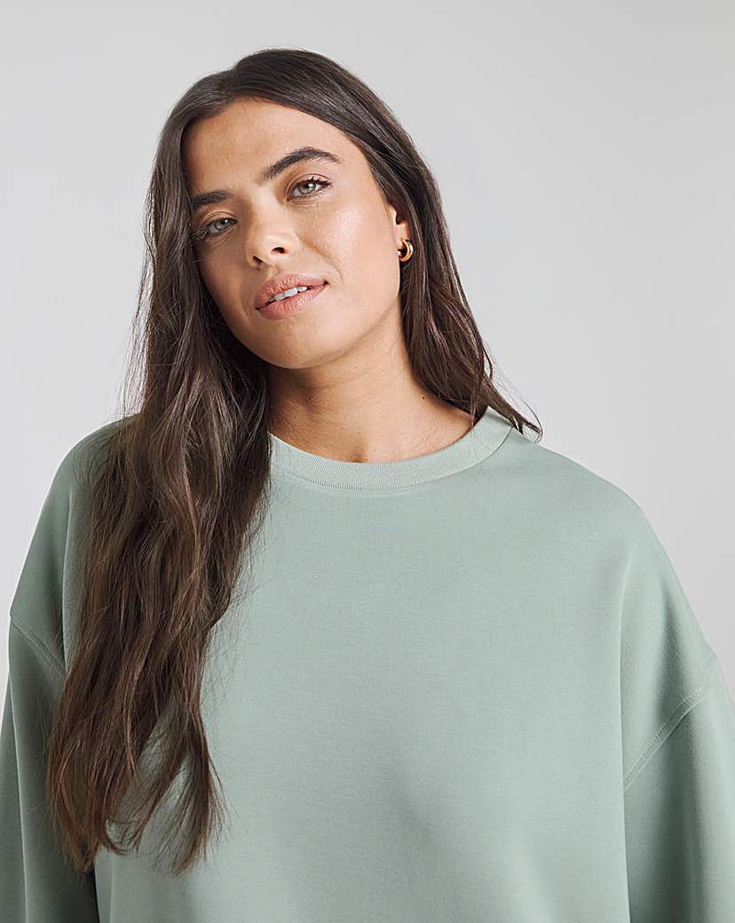 Luxe Modal Dip Back Sweatshirt