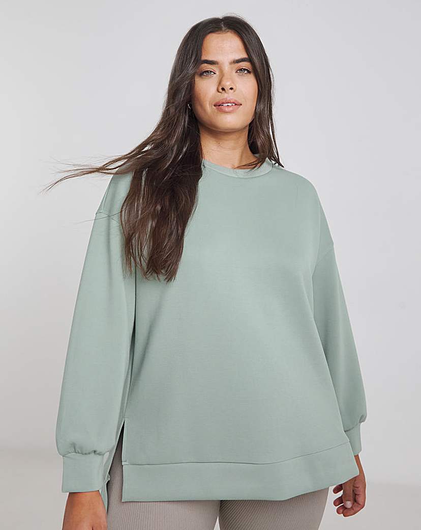 Luxe Modal Dip Back Sweatshirt