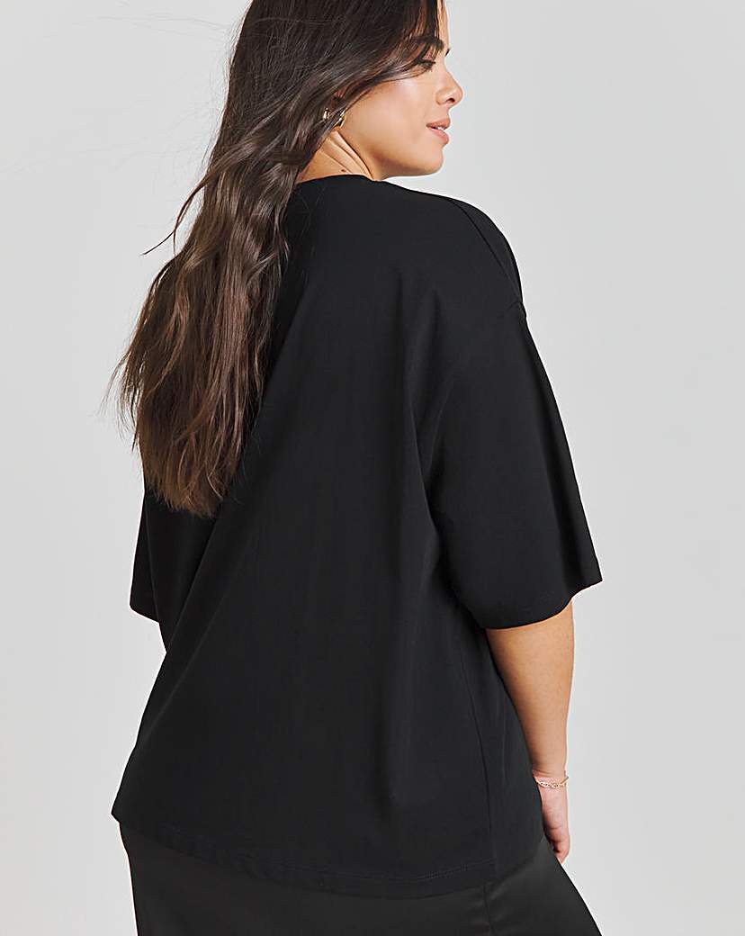 Oversized Paris Graphic T-Shirt