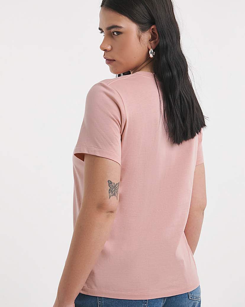 Embellished Neckline T-Shirt