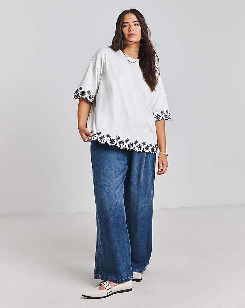 Cut Work T-Shirt