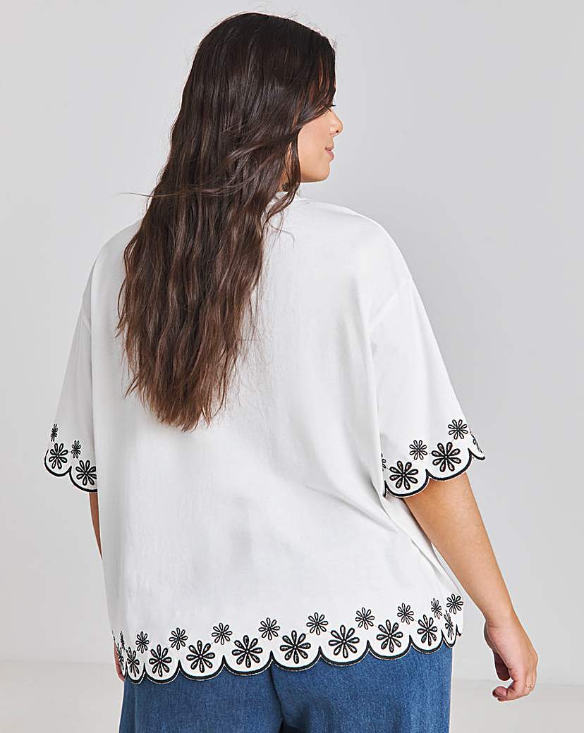 Cut Work T-Shirt