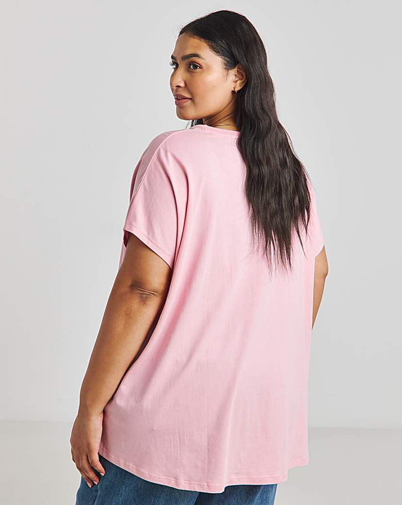Slouchy Dip Back T-Shirt