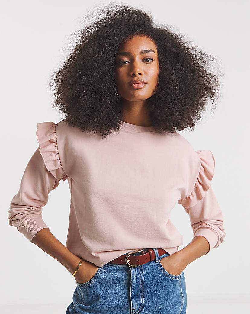 Frill Detail Sweatshirt