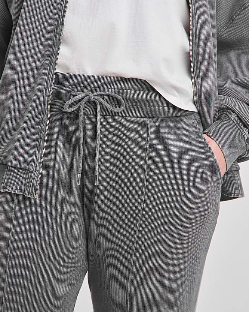 Waffle Wide Leg Joggers
