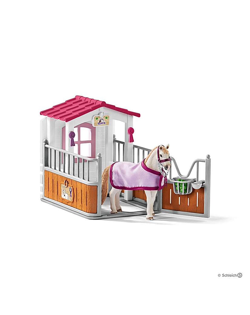 Image of Schleich Horse Stall with Lusitano Mare