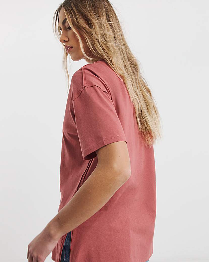 Oversized Slouchy V Neck T-Shirt