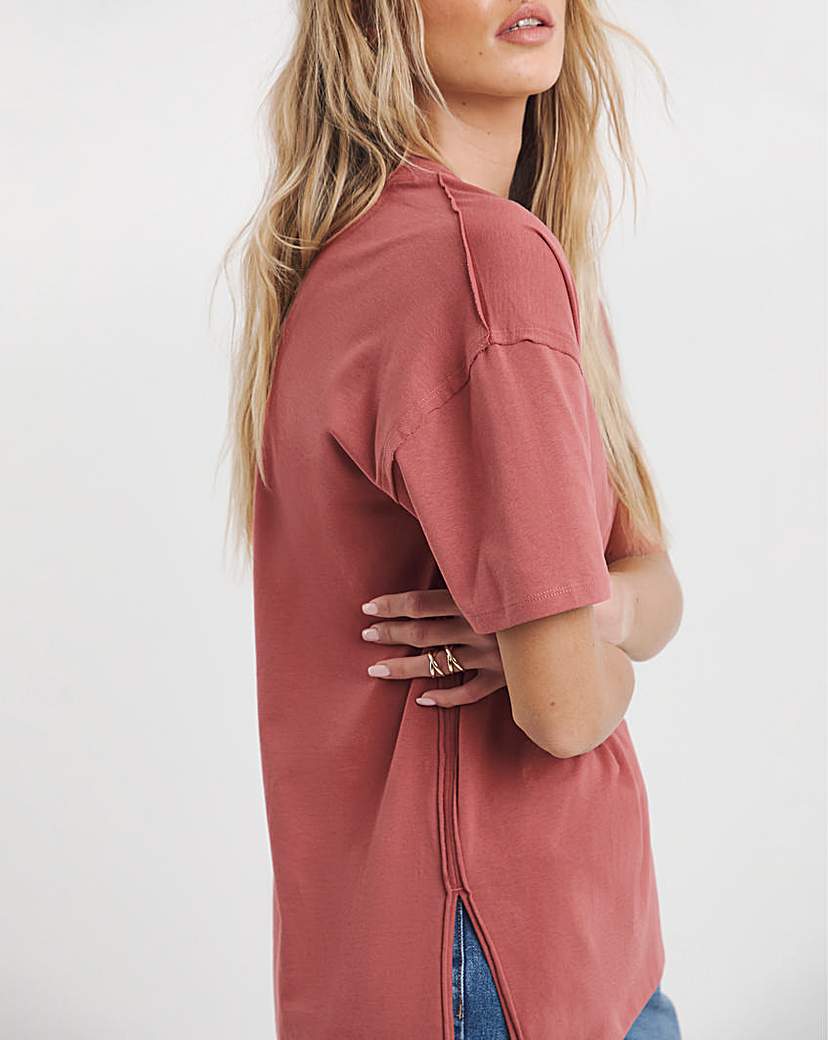 Oversized Slouchy V Neck T-Shirt